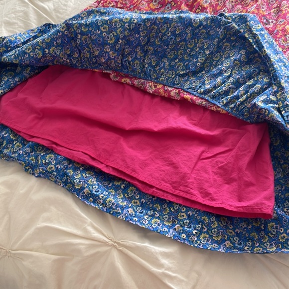 REVOLVE House of Harlow 1960 Floral Smocked Midi Dress Hippie Boho 100% Cotton - Picture 3 of 6